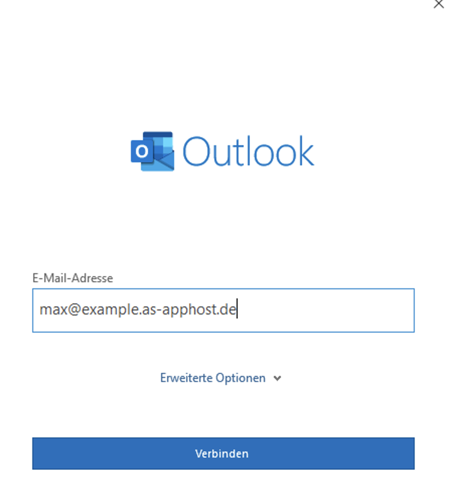 Outlook 2019 Konto hinzufügen. Unter Datei auf Konto hinzufügen 